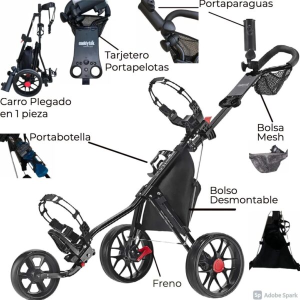 Carro Manual Caddytek Caddylite 11.5 - Imagen 6